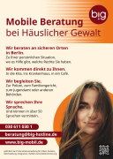 Mobile Beratung be Häuslicher Gewalt: an sicheren Orten in Berlin, Begleitung zu Ämtern, in Ihrer Sprache.